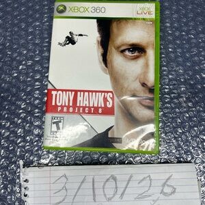 Tony Hawk's Project 8 Xbox 360 Game - Green Case